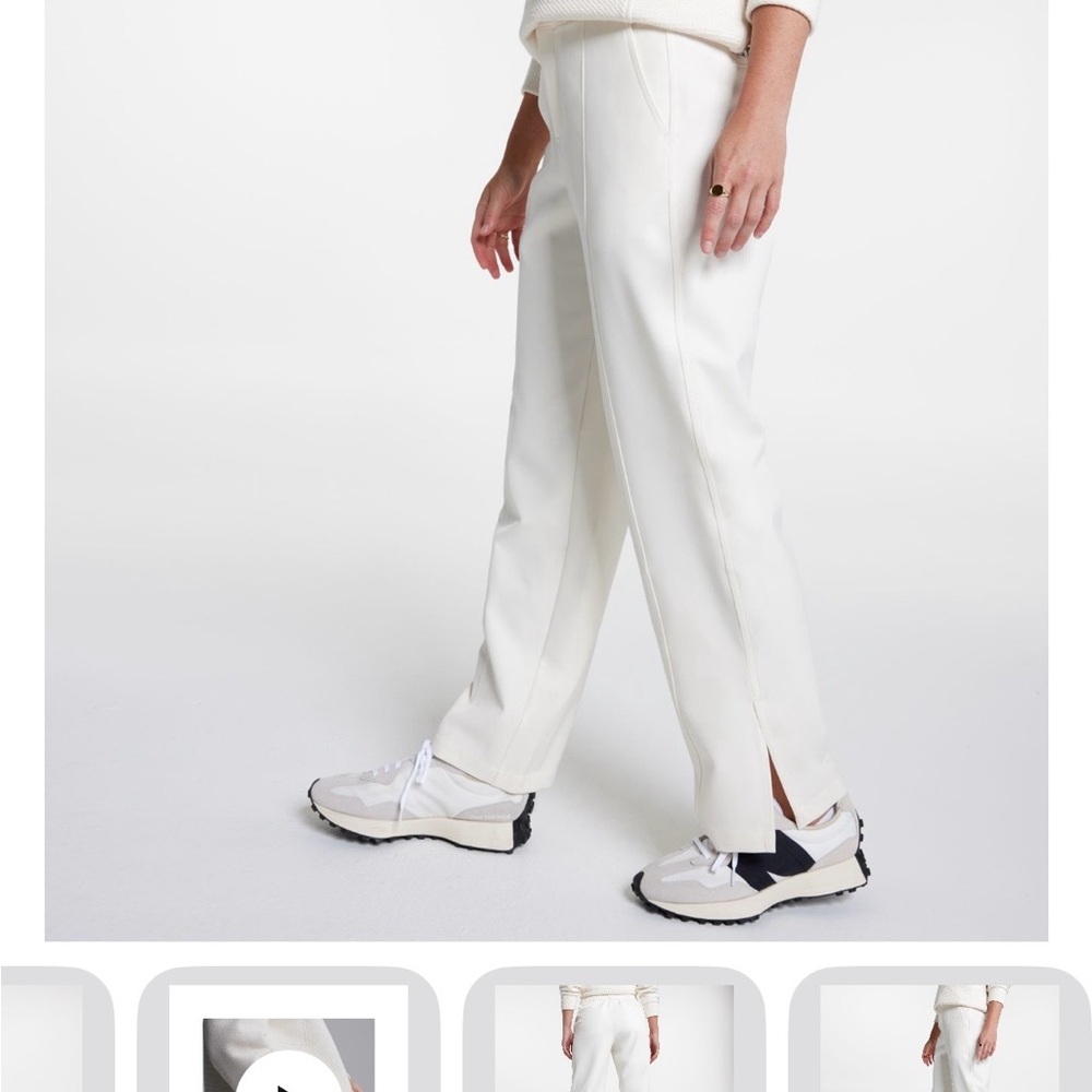 Calia effortless Crepe pintuck Pants Ivory - Picture 4 of 11